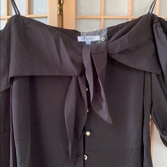 New Lulú Mari Black Blouses Long Sleeves. - Picture 5 of 6